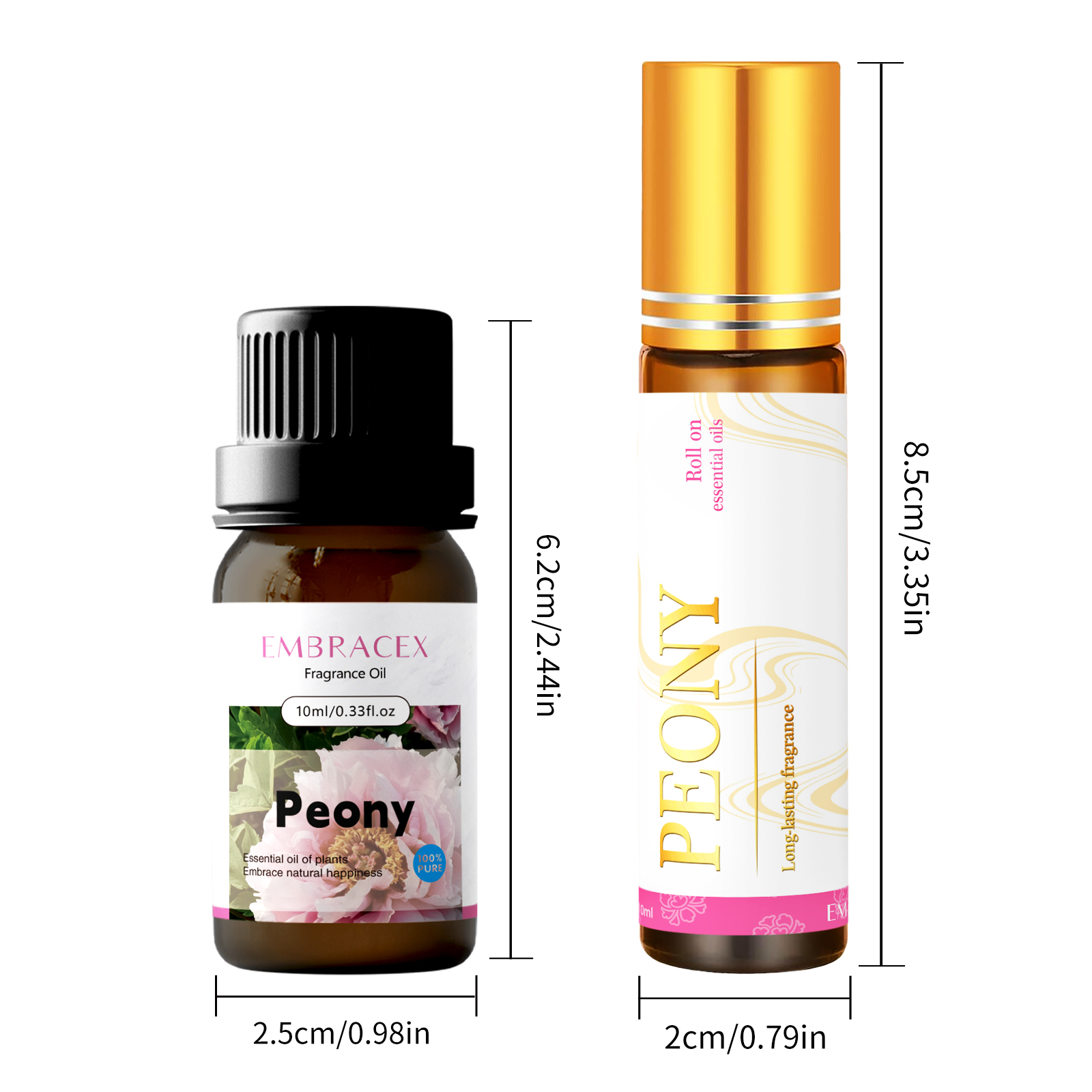 2PC/1PC 10ml Peony Essential O - Sandalwood Perfume Oil review and price