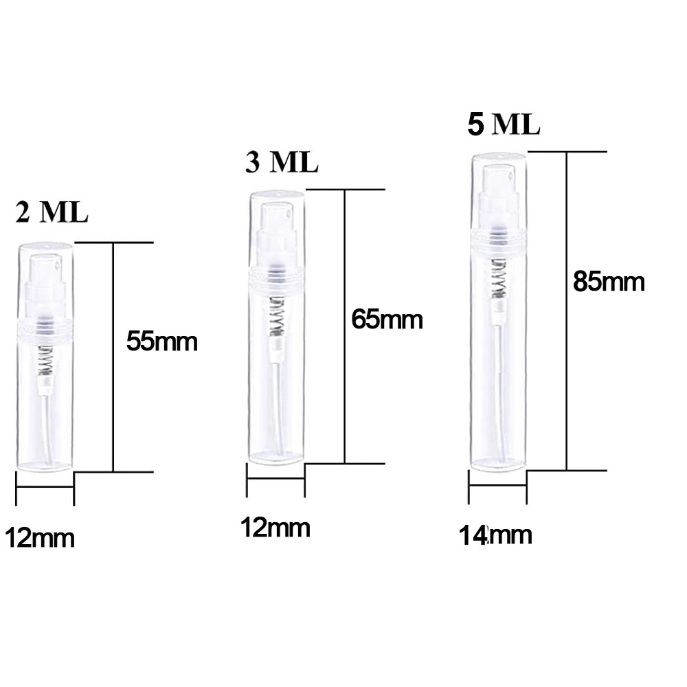 200Pcs 2/3/5/8/10ml Mini Refil - Fragrance Atomizer Pump review and price