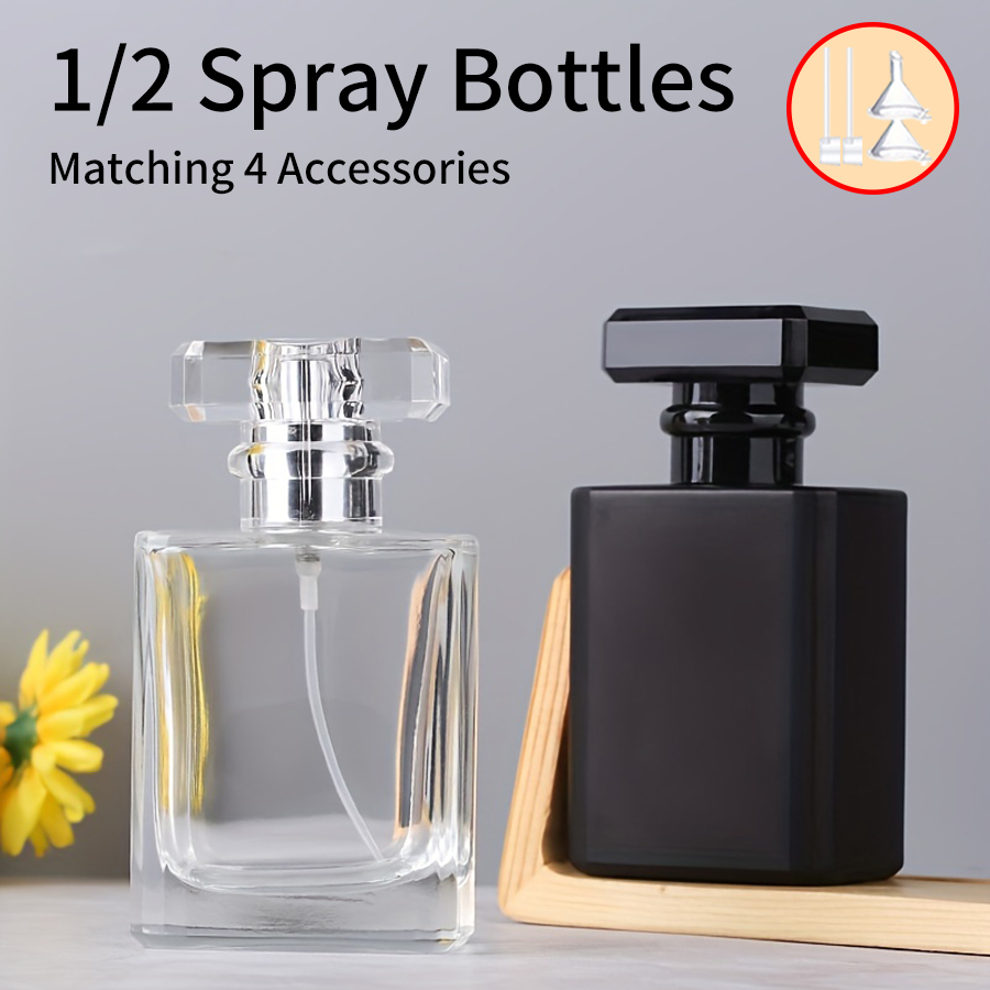1/2pcs+4 Accessories 50ml Glas - Perfume Zara review and price