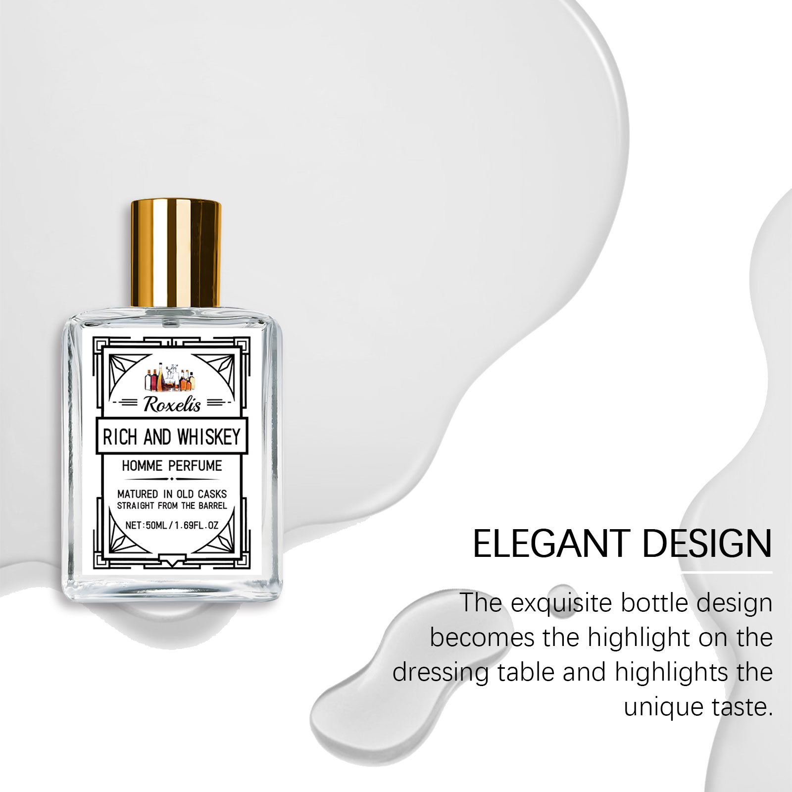 Roxelis 50ml Charm Whisky Men' - Fragrance Perfume For Man review and price